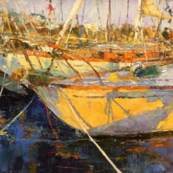 Wooden Boat Shadows